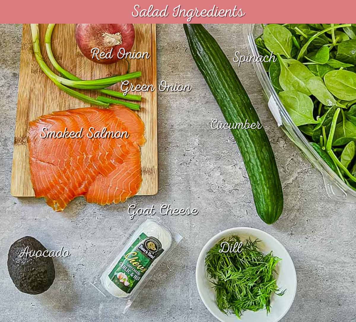 smoked salmon salad ingredients