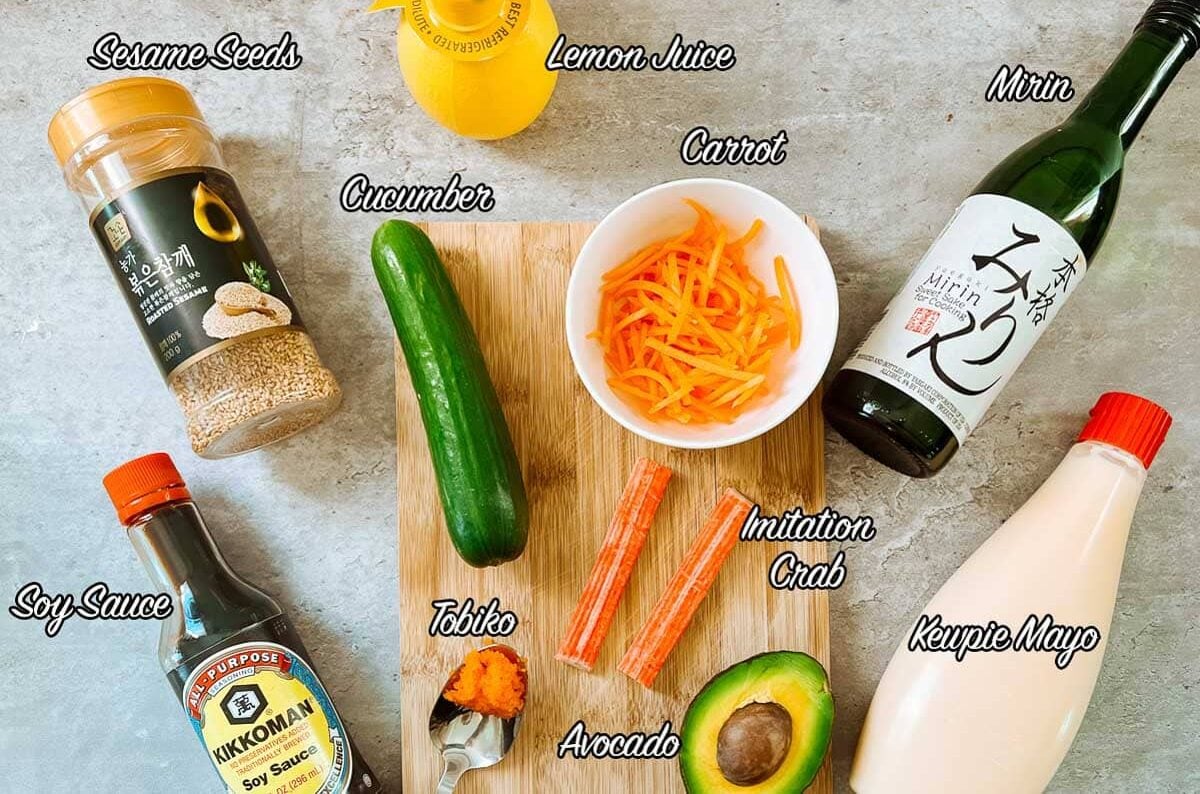 japanese spicy kani salad ingredients