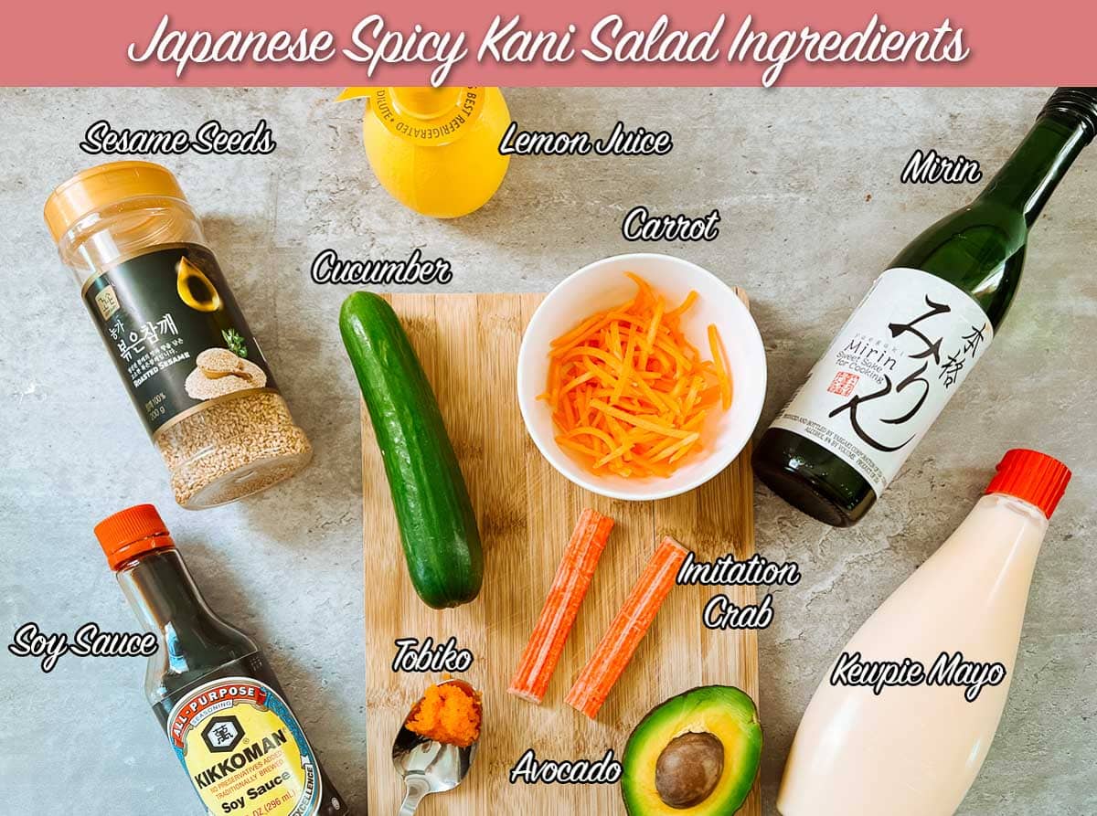 japanese spicy kani salad ingredients