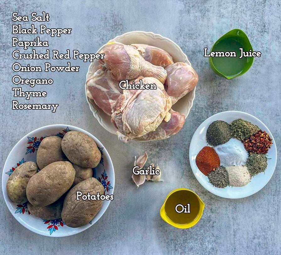 chicken potato bake ingredients
