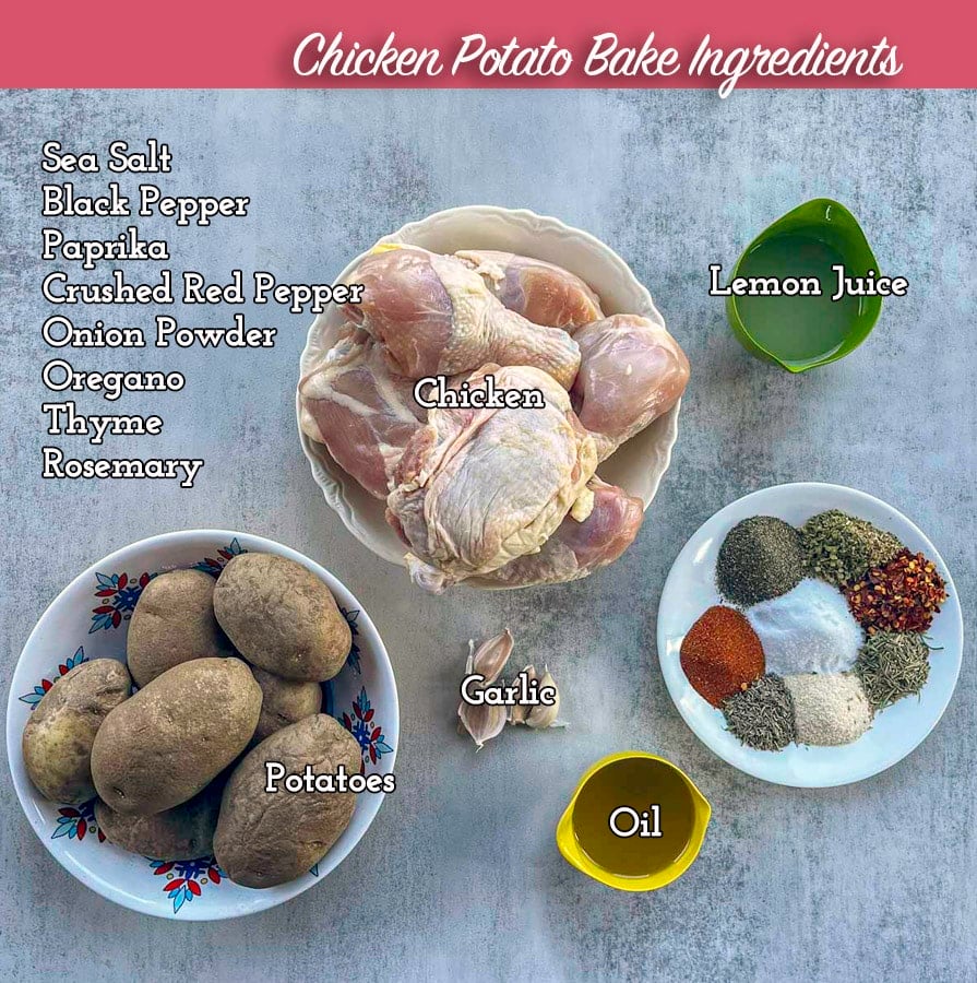 chicken potato bake ingredients