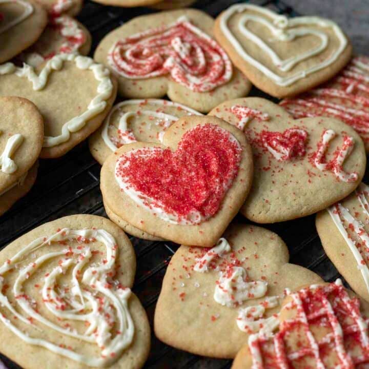 heart shaped cookies