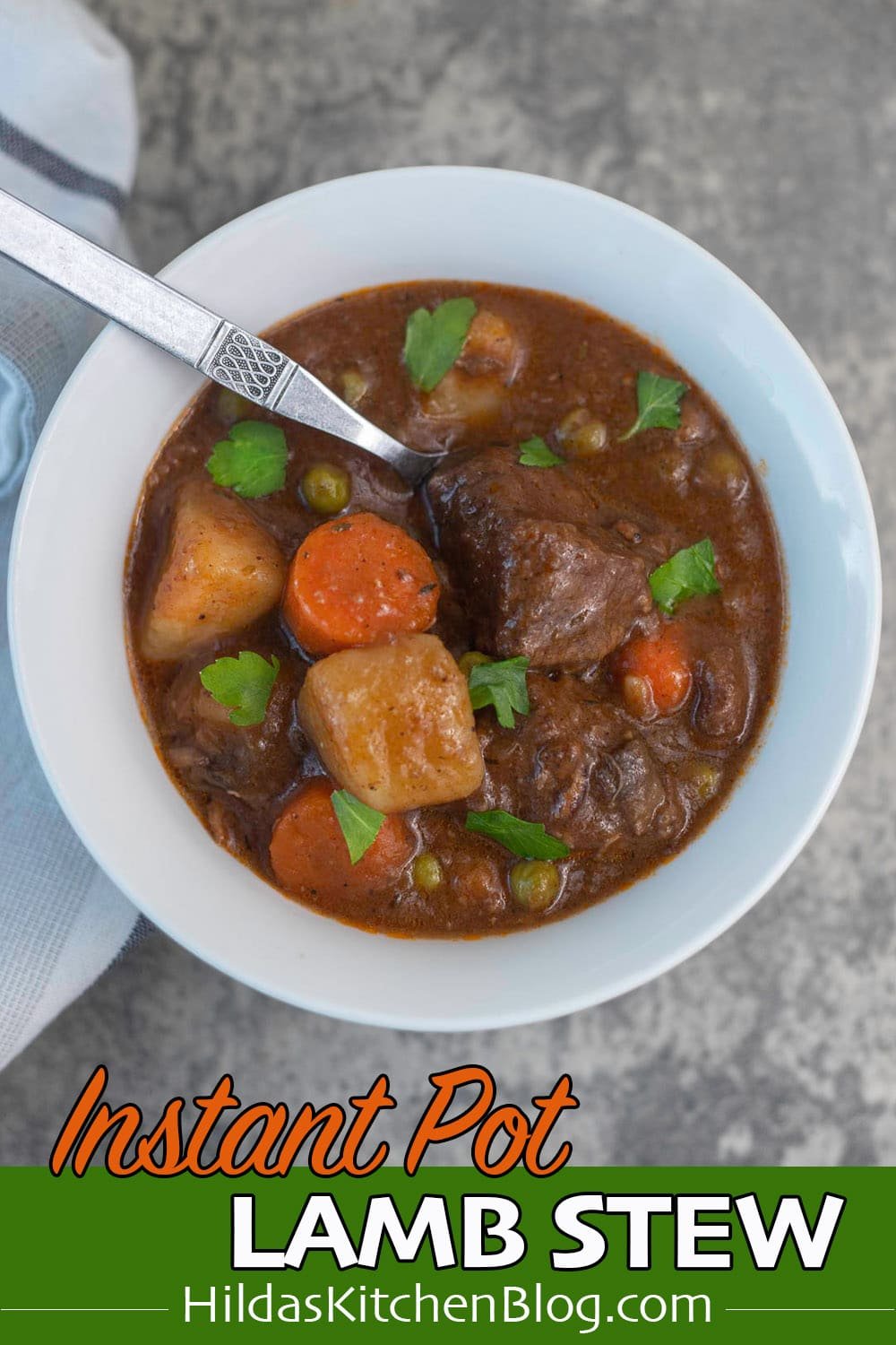 Instant Pot Lamb Stew | Hilda's Kitchen Blog