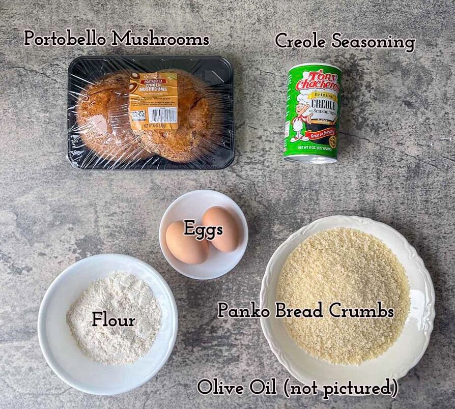 Air fryer portobello mushrooms ingredients