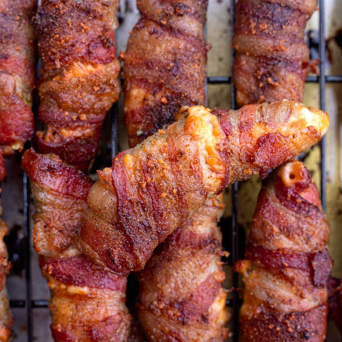 smoked bacon wrapped jalapeno poppers