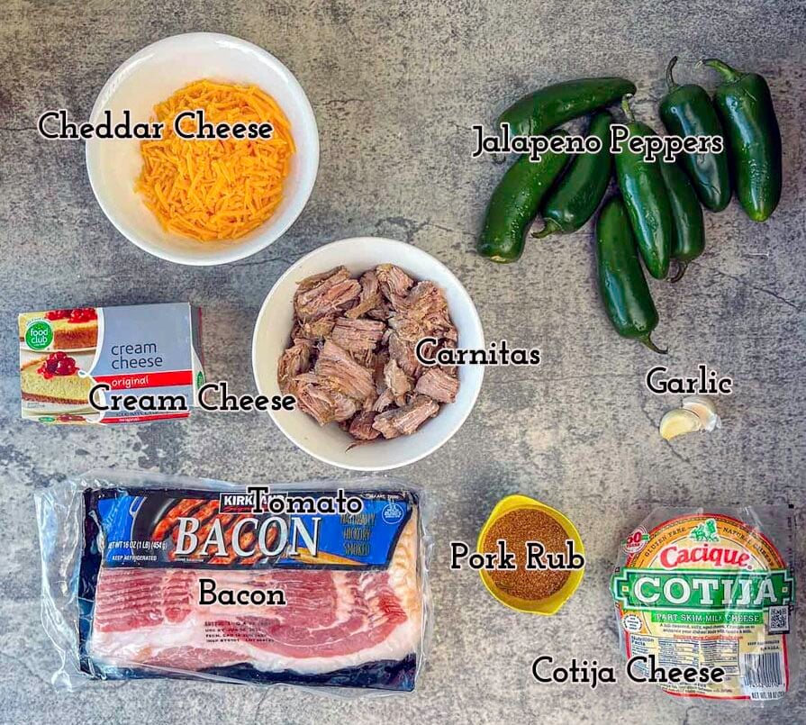 smoked jalapeño poppers ingredients