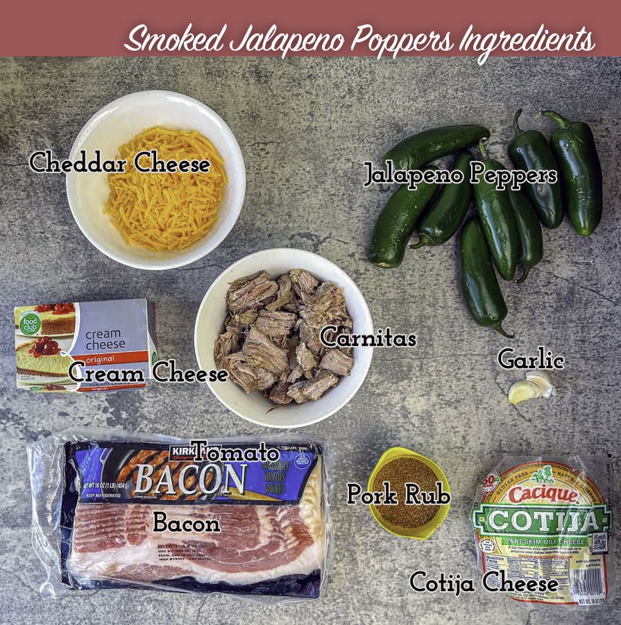 smoked jalapeño poppers ingredients