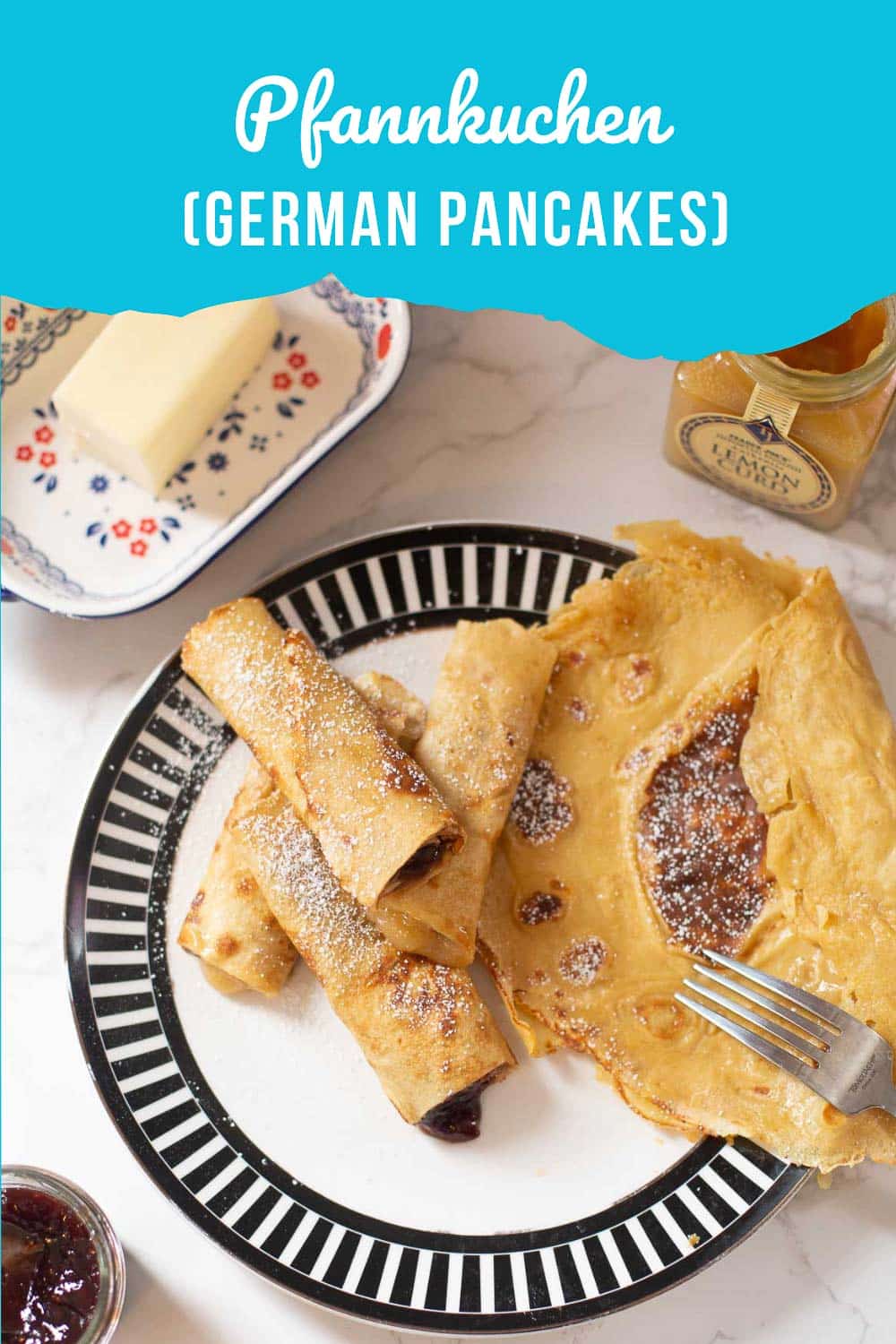 Pfannkuchen (German Pancakes) | Hilda's Kitchen Blog