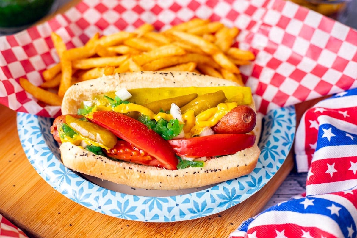 Authentic Chicago Style Hot Dogs | Hilda's Kitchen Blog