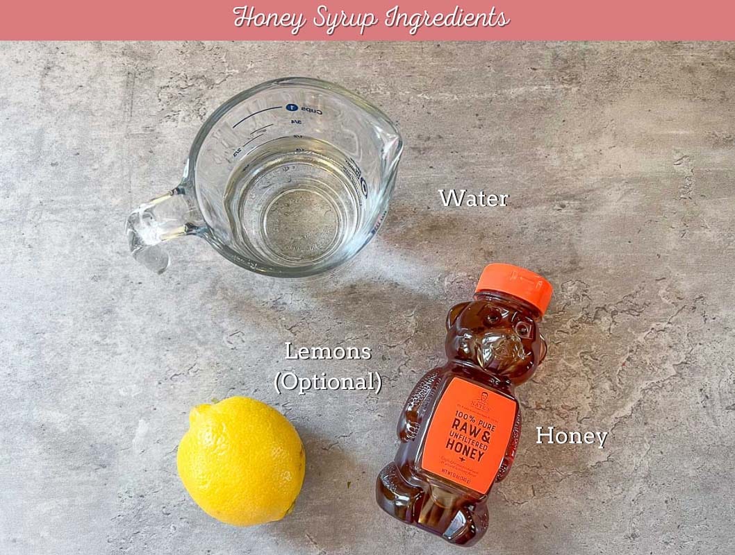 honey syrup ingredients