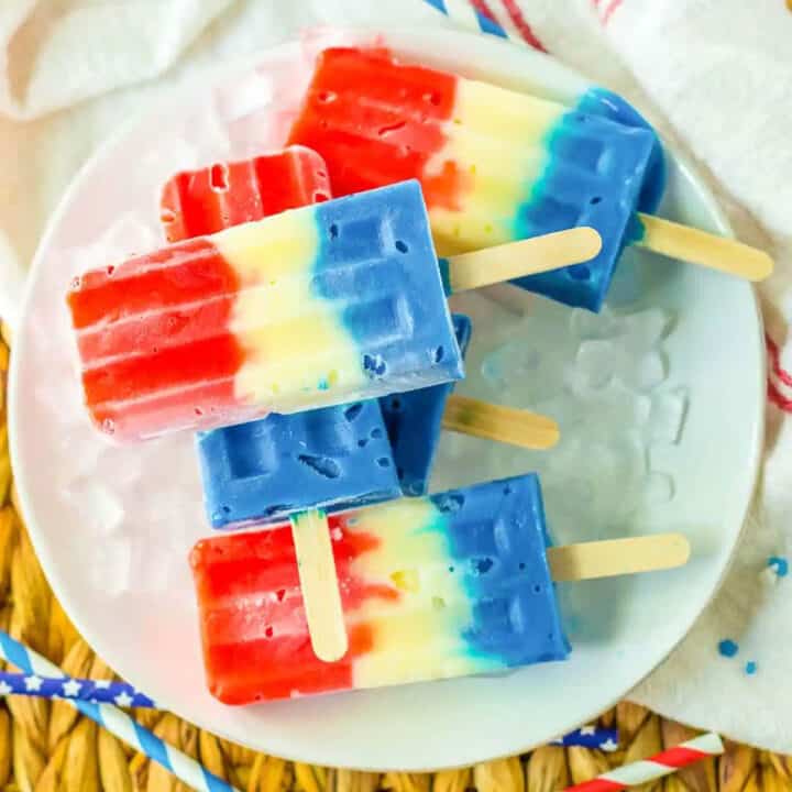 red white and blue popsicles 