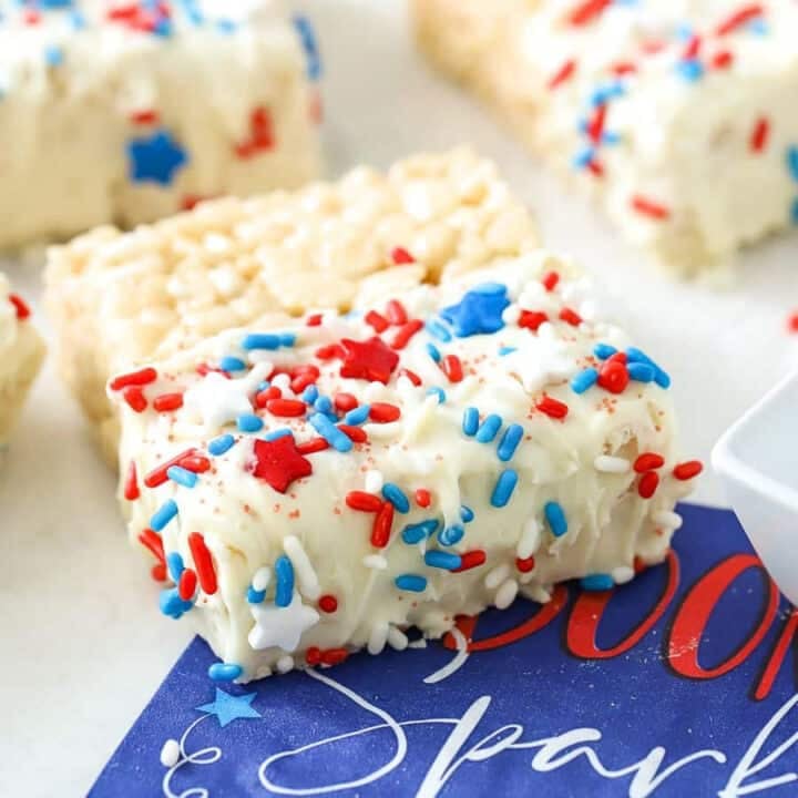 4th of July Rice Krispie Treats