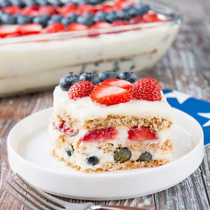 4th of July Icebox Cake 