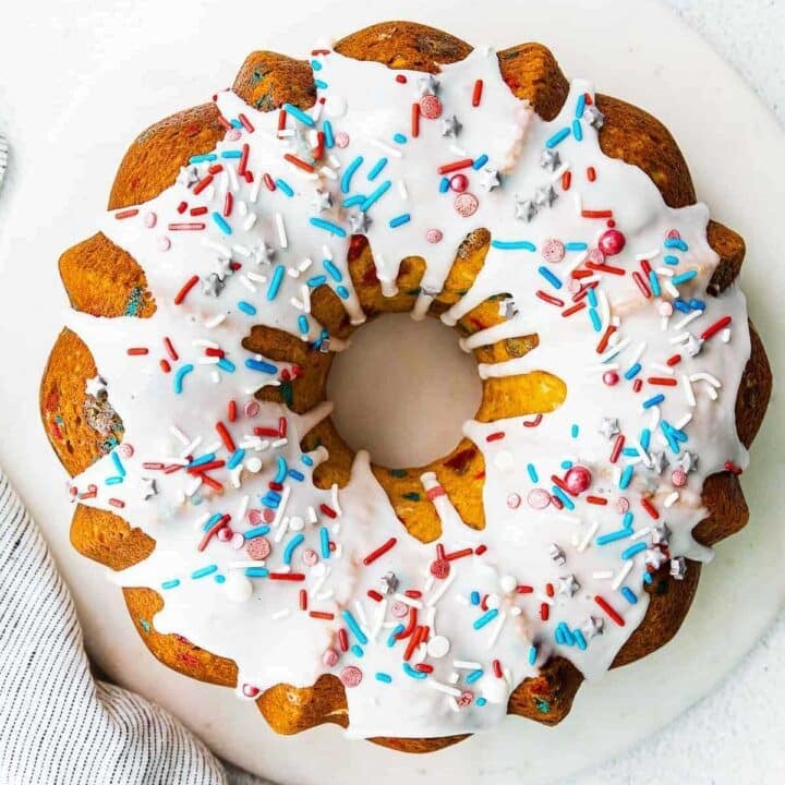 4th of July Bundt Cake 