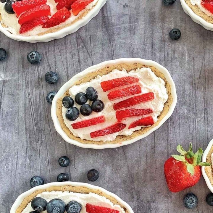 Patriotic Mini Fruit Tarts