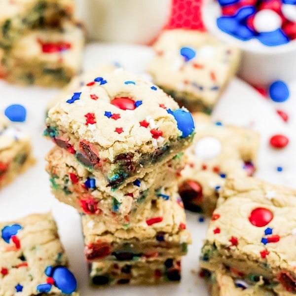 fireworks blondies