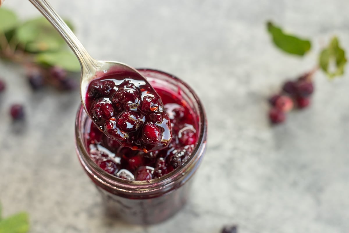 saskatoon serviceberry jam