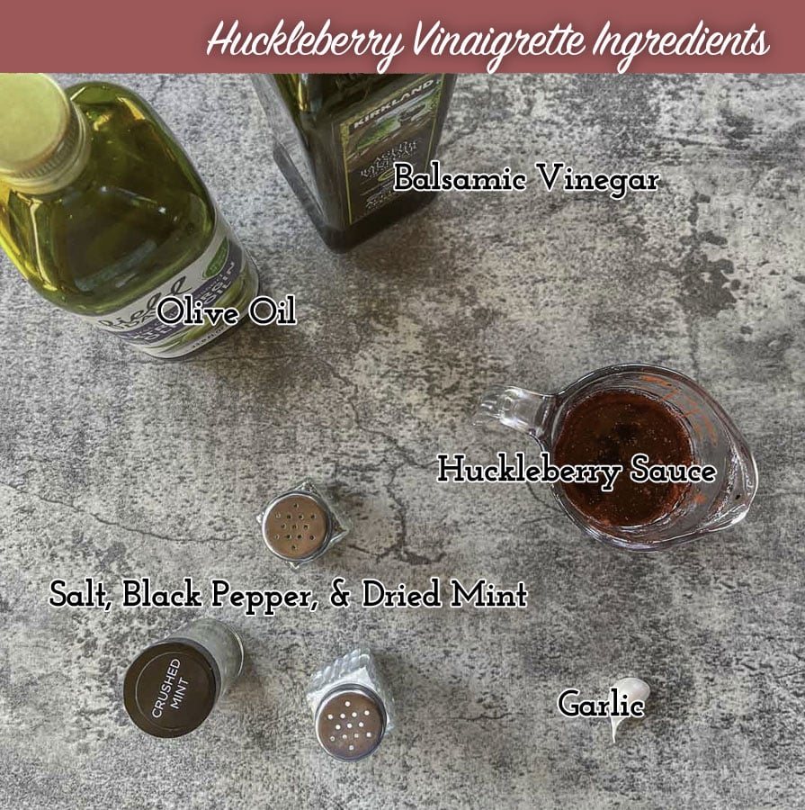 huckleberry vinaigrette ingredients