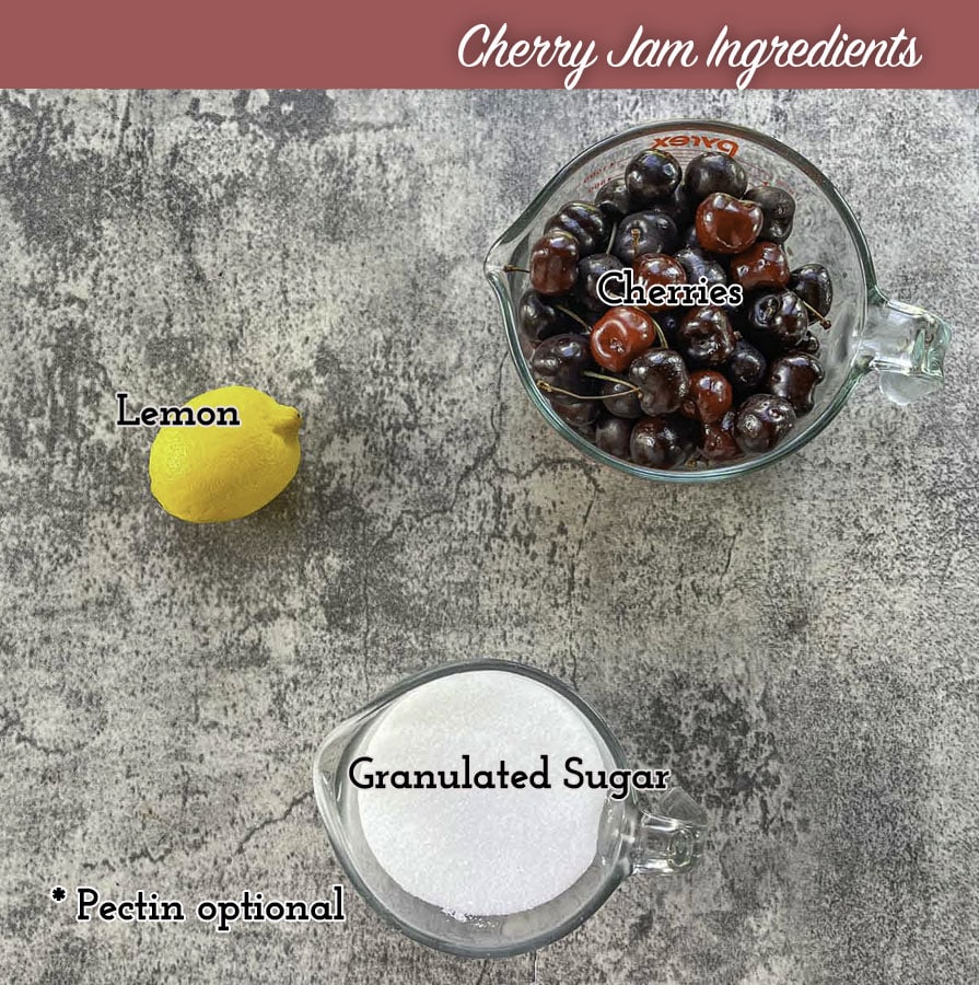 cherry jam ingredients