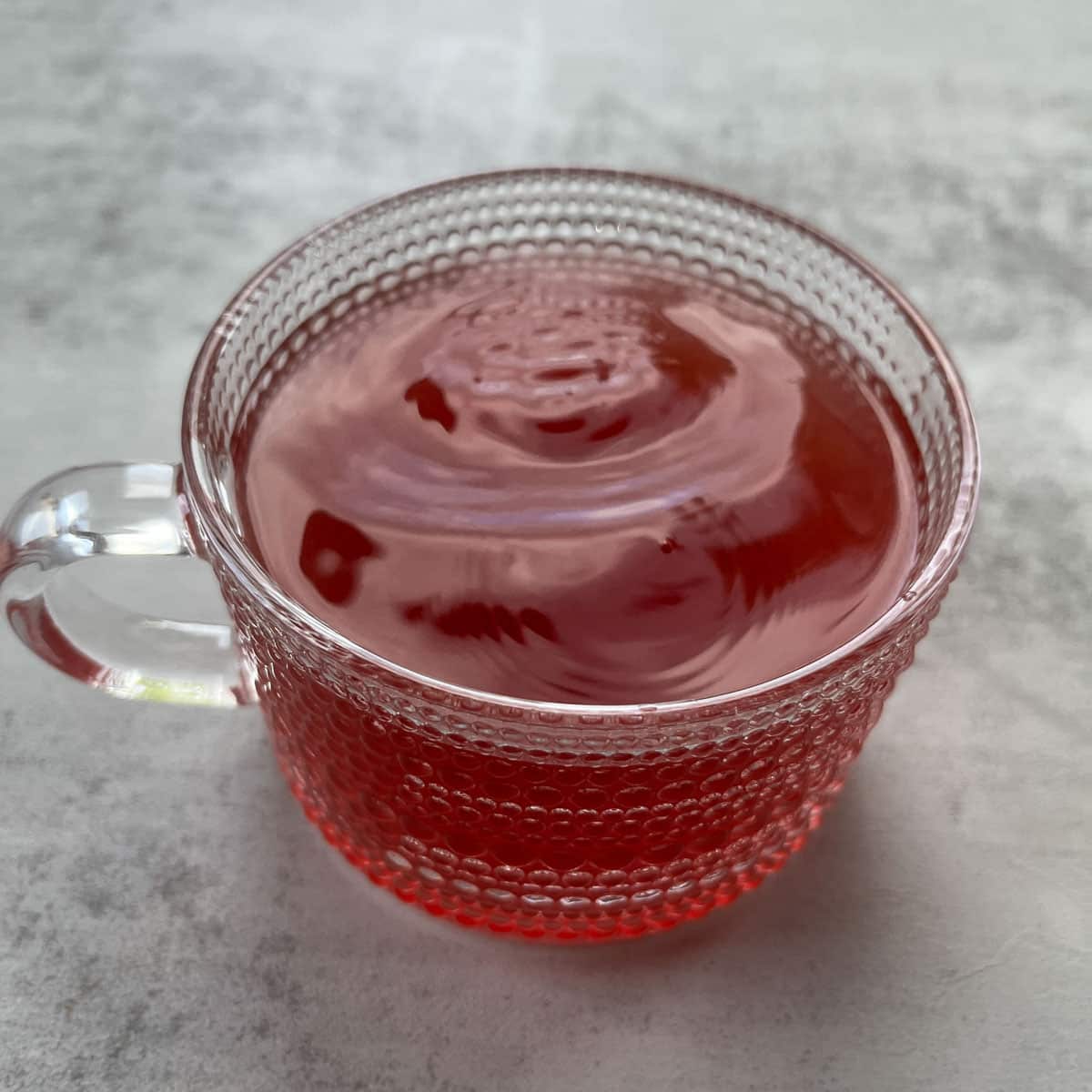 a cup of elderberry tea