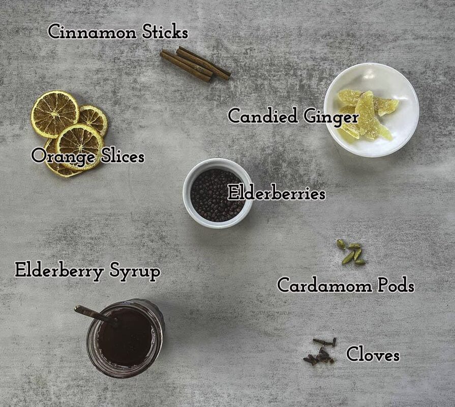 elderberry tea ingredients