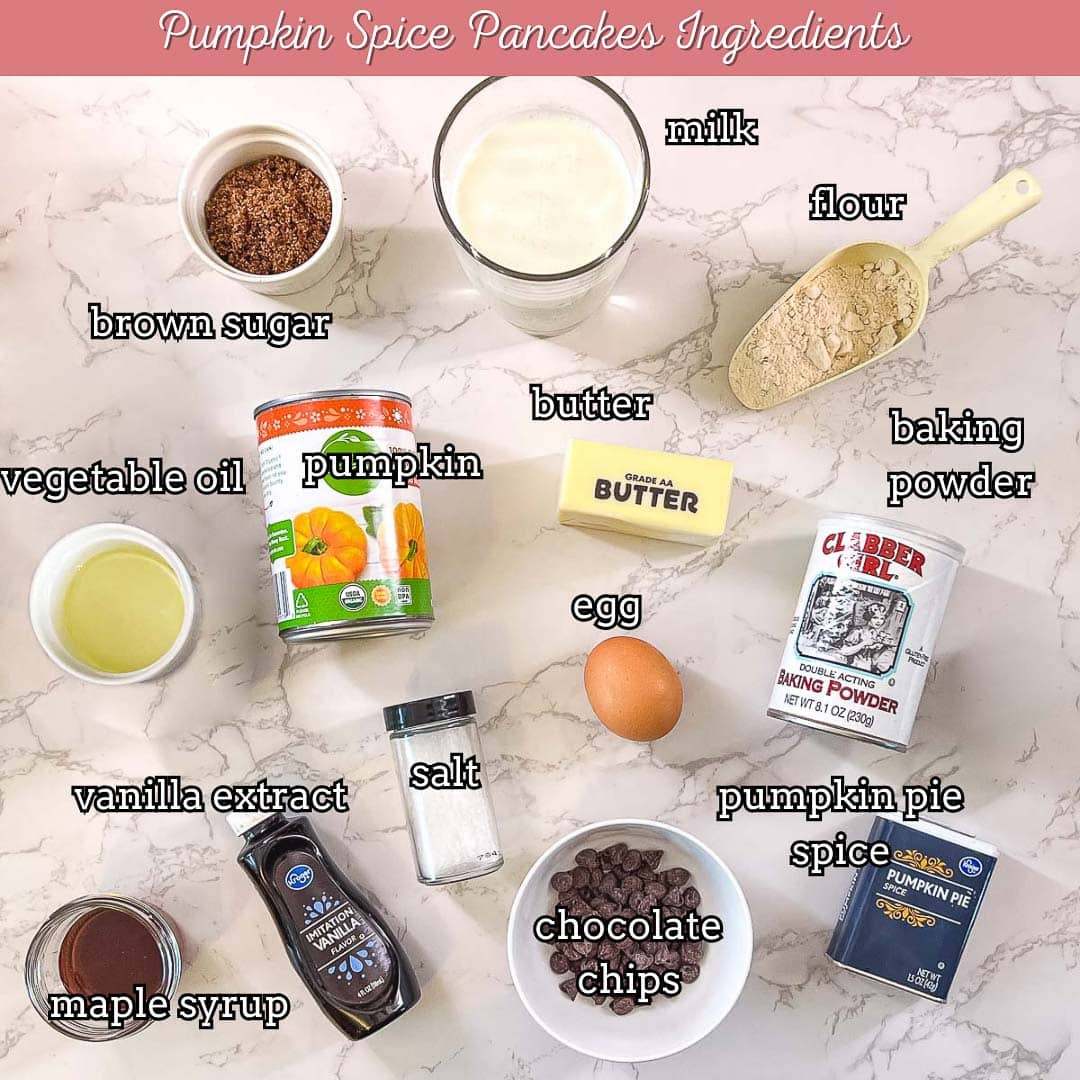 pumpkin spice pancake ingredients