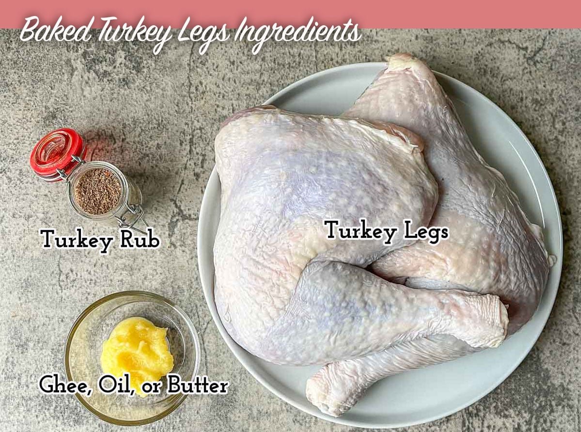 baked turkey legs ingredients