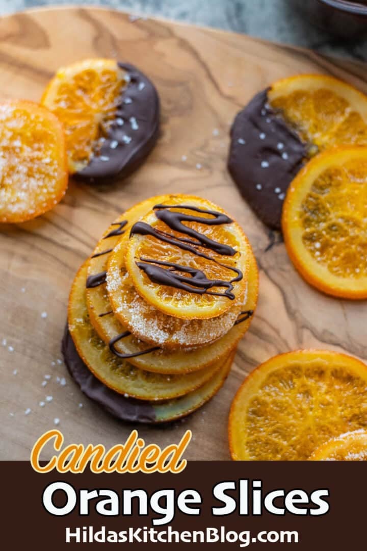 candied orange slices pin