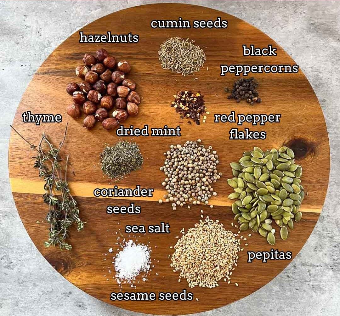 dukkah spice ingredients