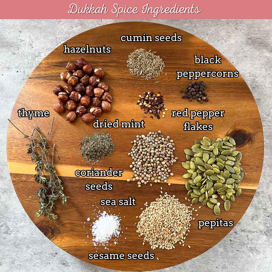 dukkah spice ingredients