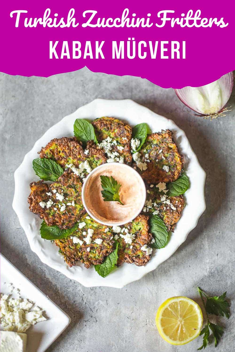 Kabak Mücveri (Turkish Zucchini Fritters) | Hilda&amp;#39;s Kitchen Blog