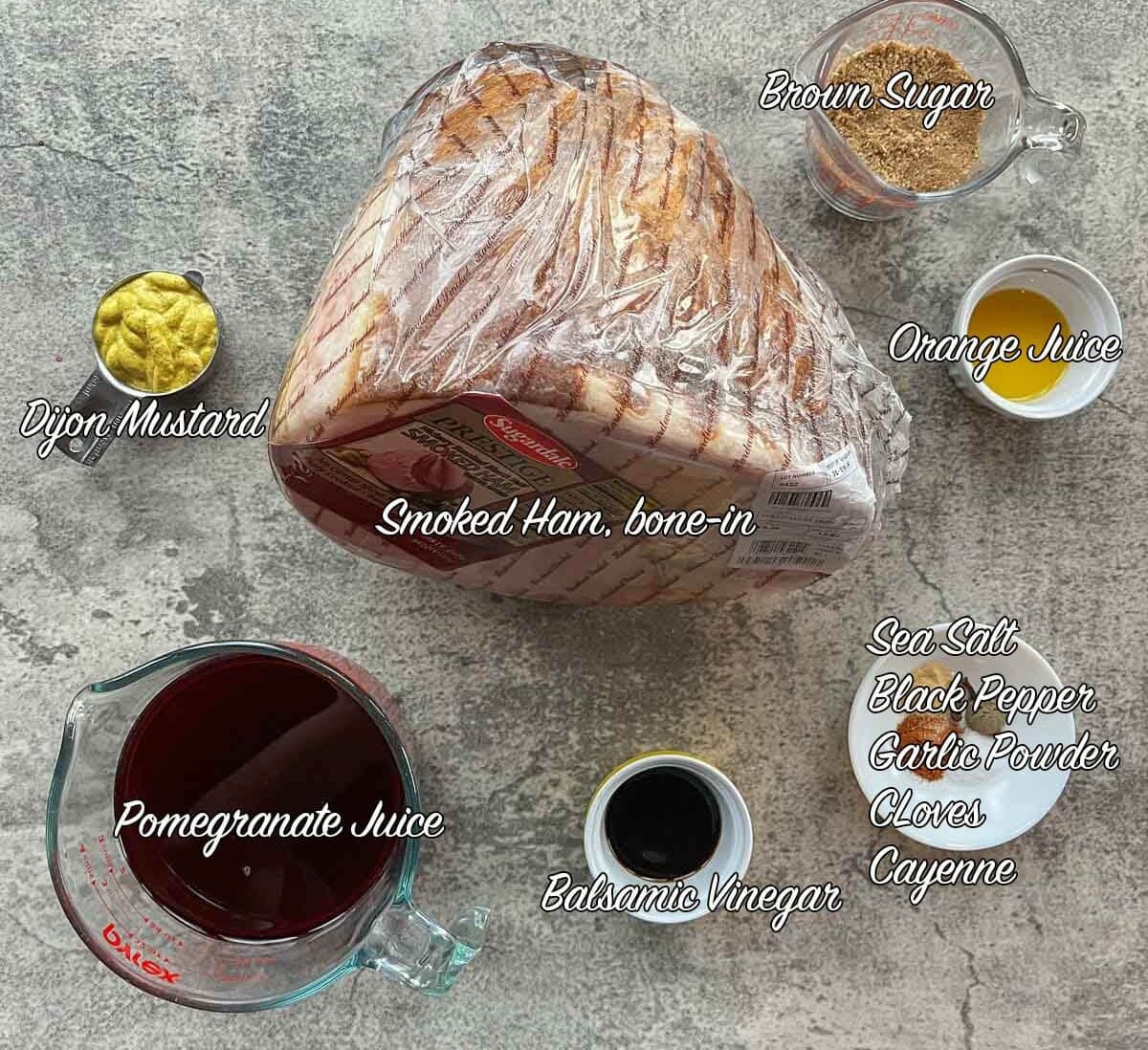 double smoked ham ingredients