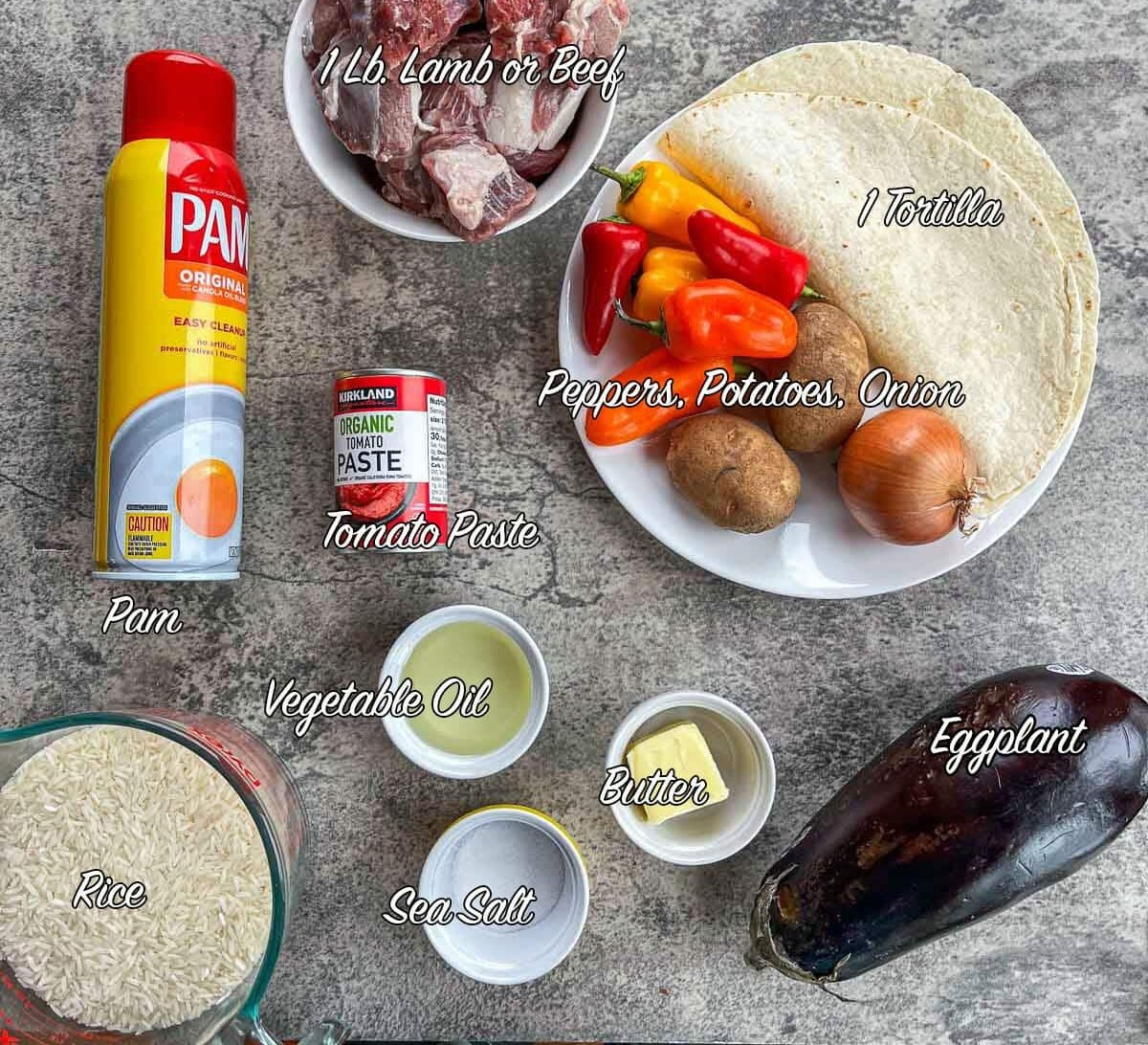 maqluba ingredients.