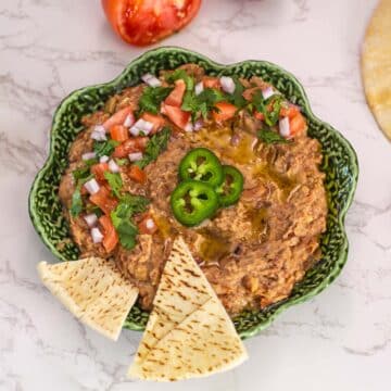 ful medames with pita bread