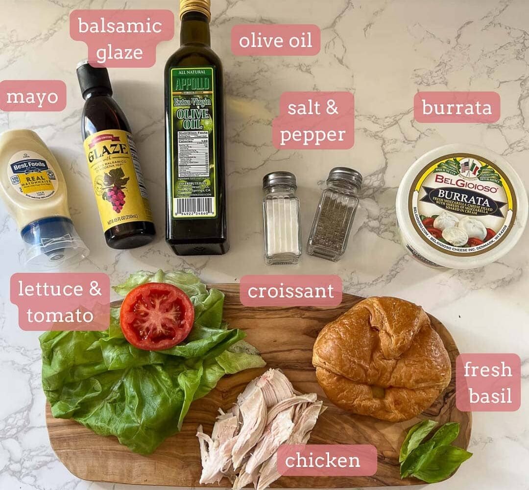 chicken croissant sandwich ingredients