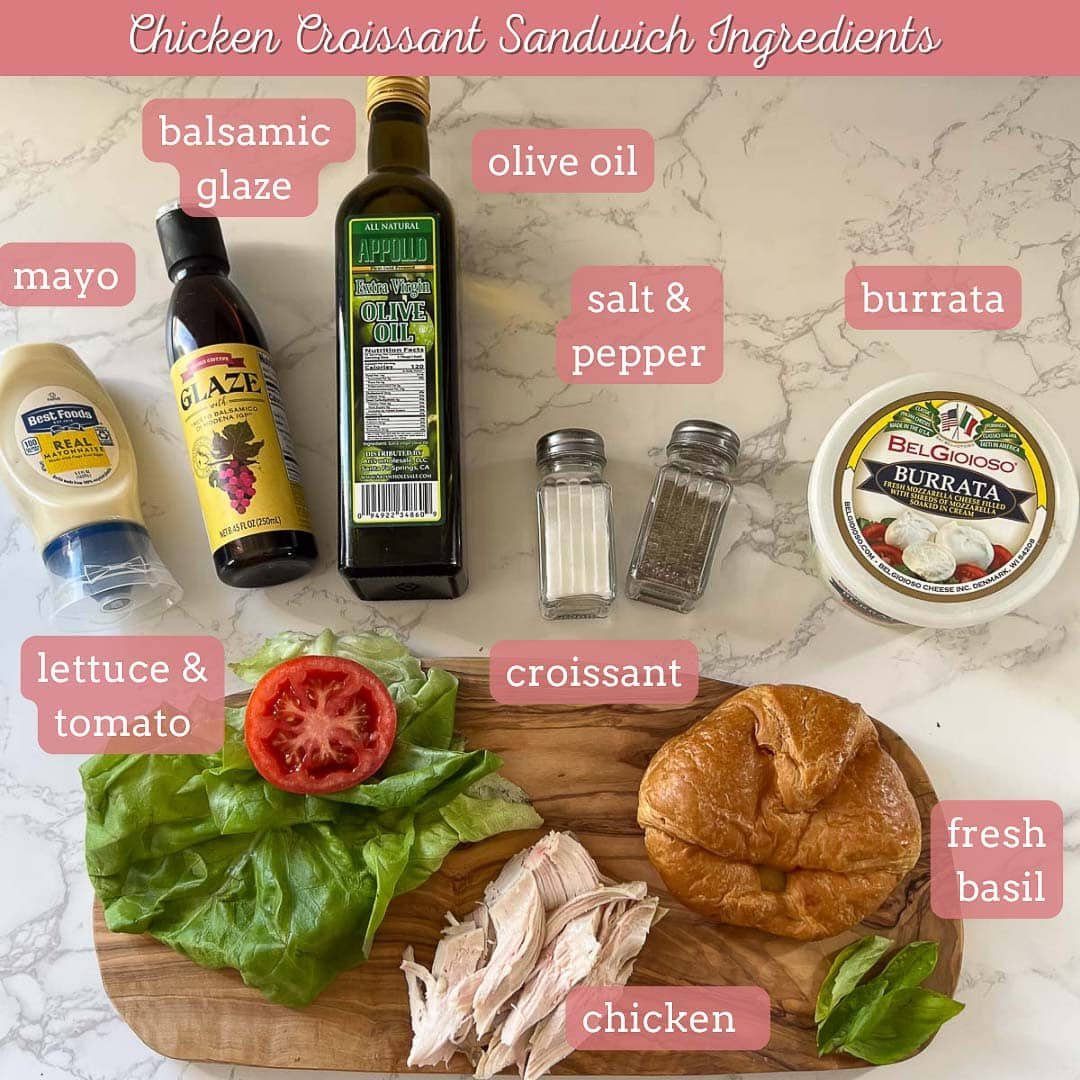 chicken croissant sandwich ingredients