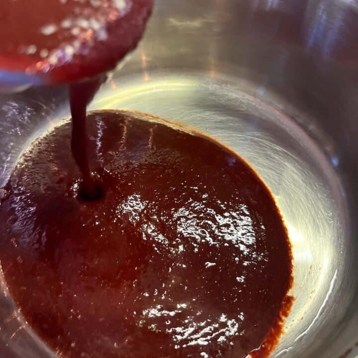 Spicy Huckleberry BBQ Sauce | Hilda's Kitchen Blog