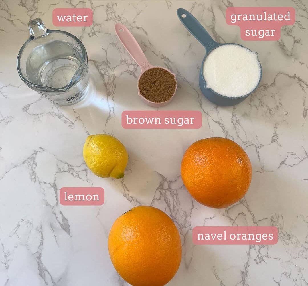 orange syrup ingredients