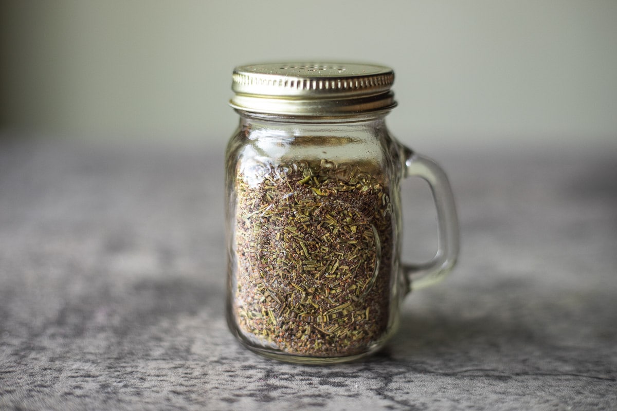 spice mix in a jar