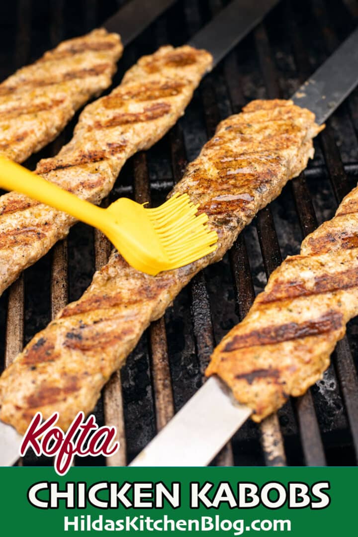 chicken kofta kebab - pin