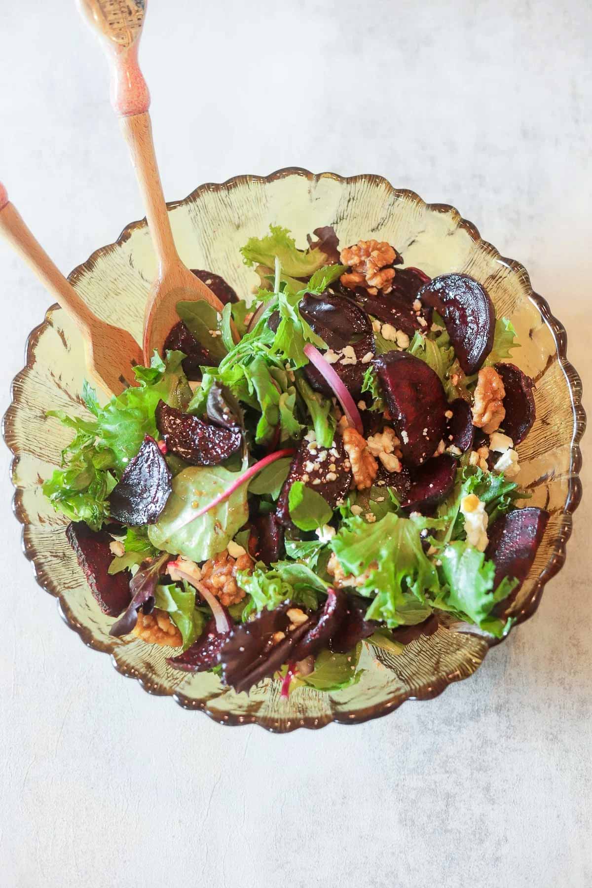 roasted beetroot salad