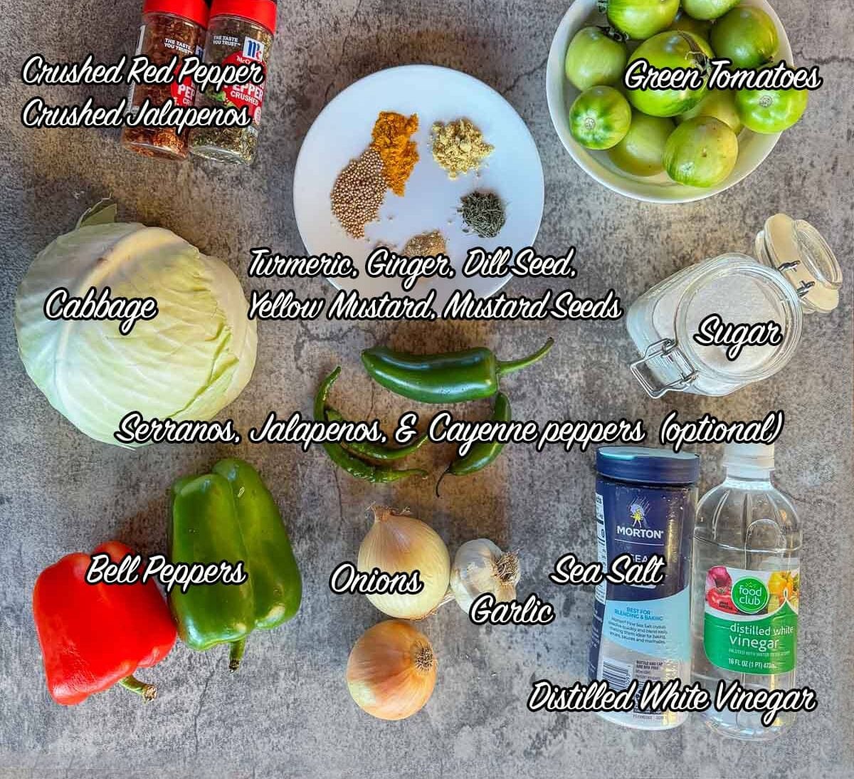 chow chow relish ingredients