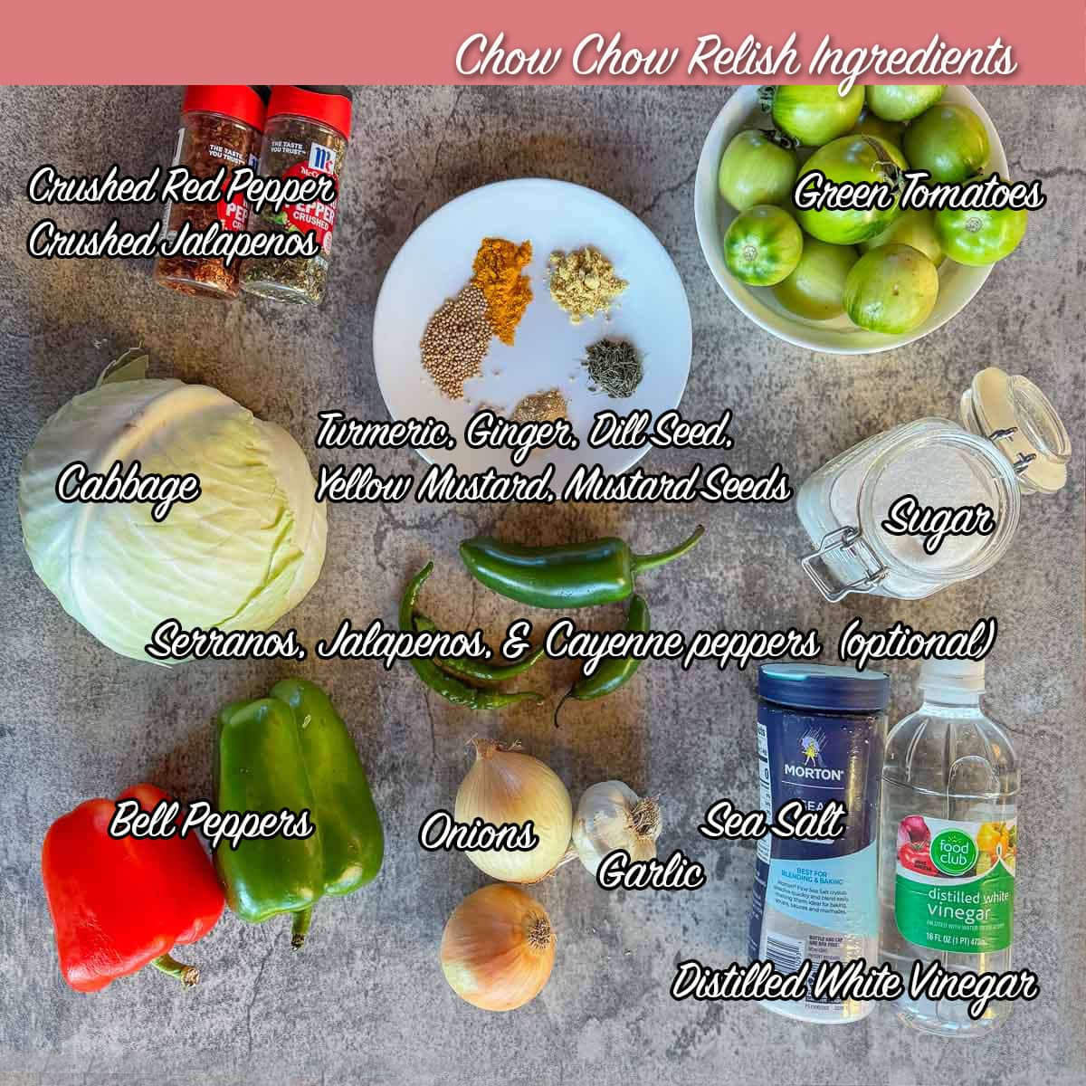 chow chow relish ingredients