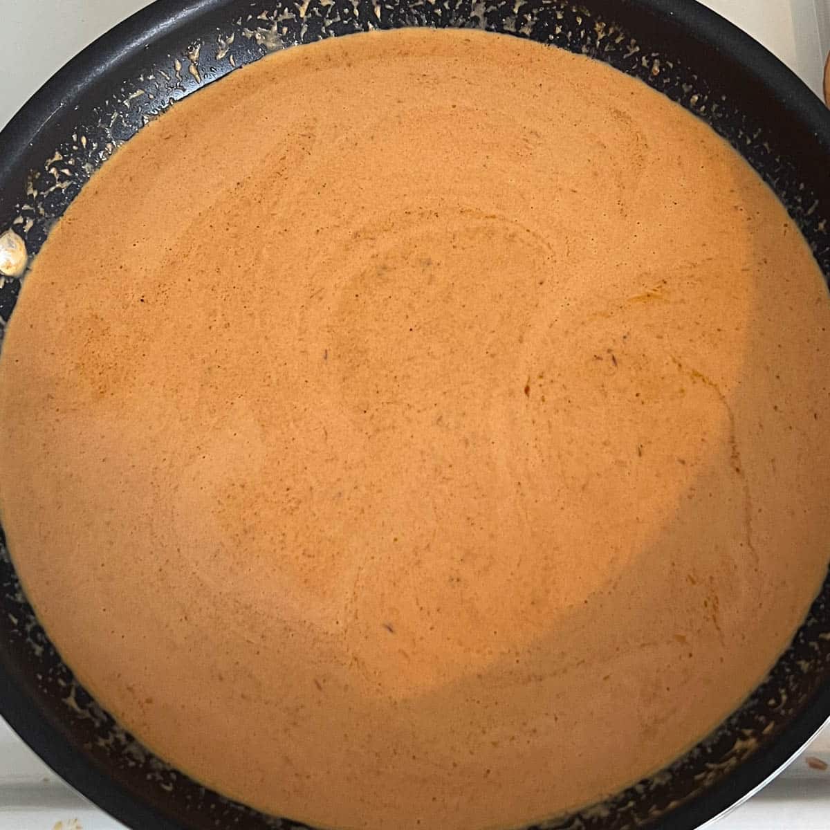 sauce in pan