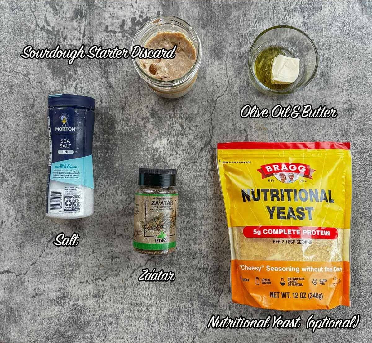 sourdough discard crackers ingredients