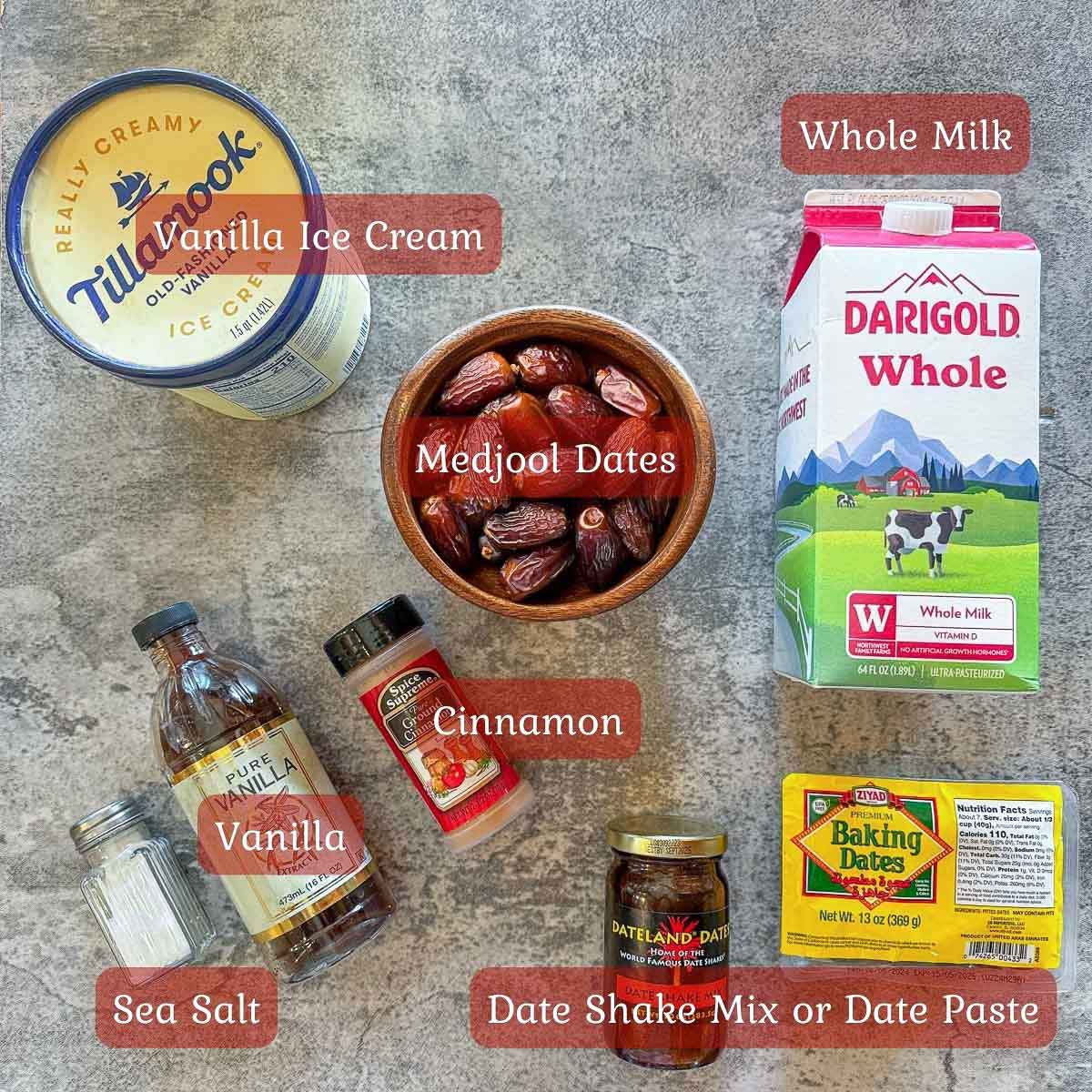 medjool date recipe ingredients. 
