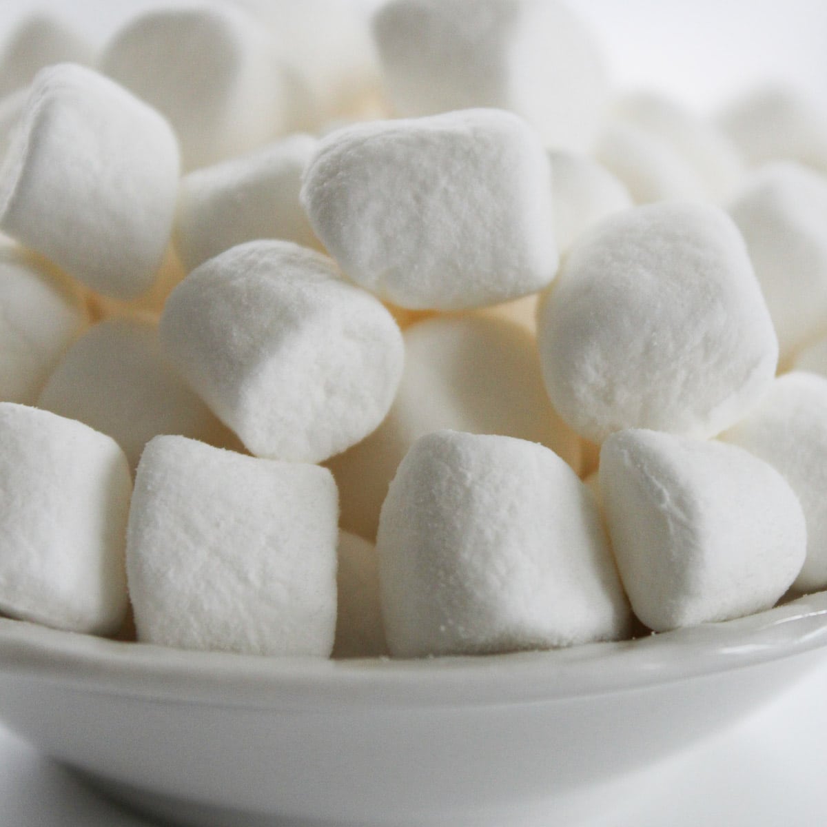 marshmallows in a bowl.