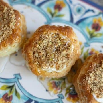 puff pastry baklava cheesecake.
