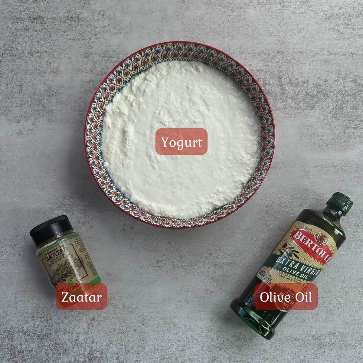 labneh ingredients.