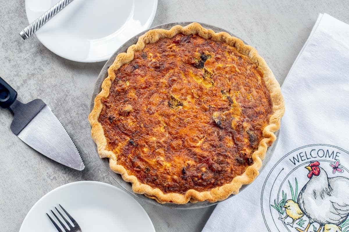 aire fryer quiche .